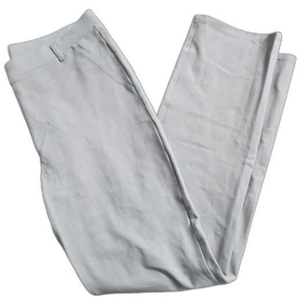 QUINCE Ultra-Stretch Ponte Straight Leg Pants Normcore Beige Large Tall